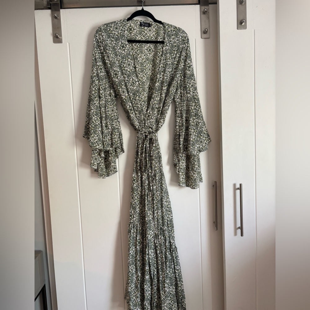 Flowy wrap dress